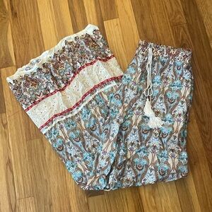NWT Luukse Women’s Multicolored Bohemian Pants Size L